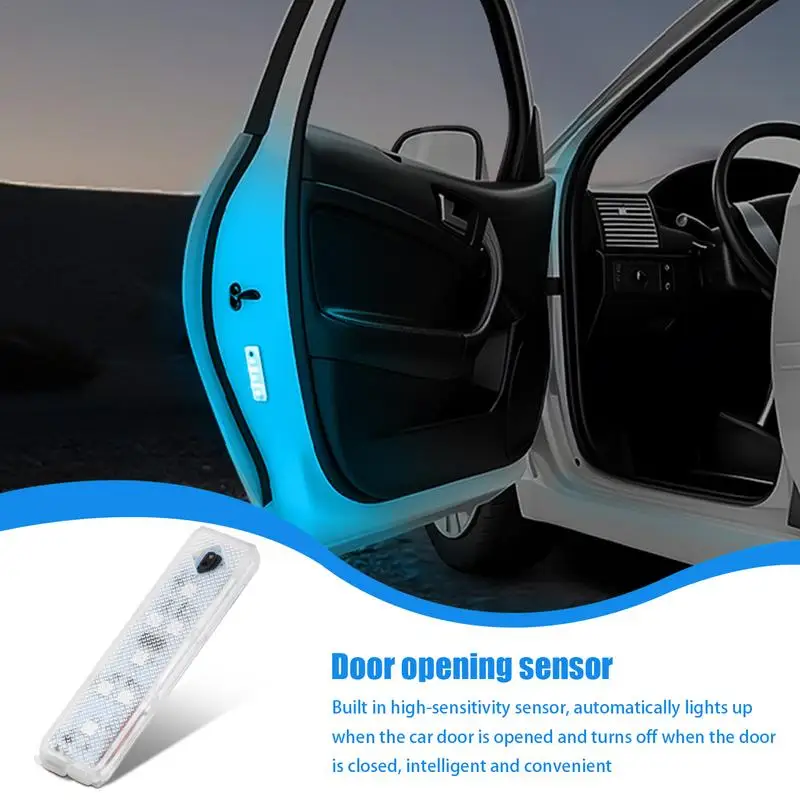 Automotive Led Accent Lights Wireless Projector Door Opening Warning Light 7 Color Door Opening Warning Light Vehicle Wireless