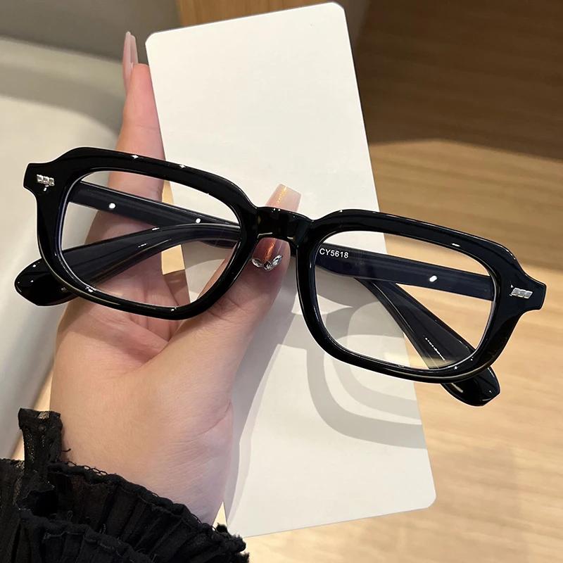 Unisex Retro Blue Light Blocking Eyeglasses Computer Glasses Frame Fashion Anti Blue Light Square Eyewears for Office Women Men