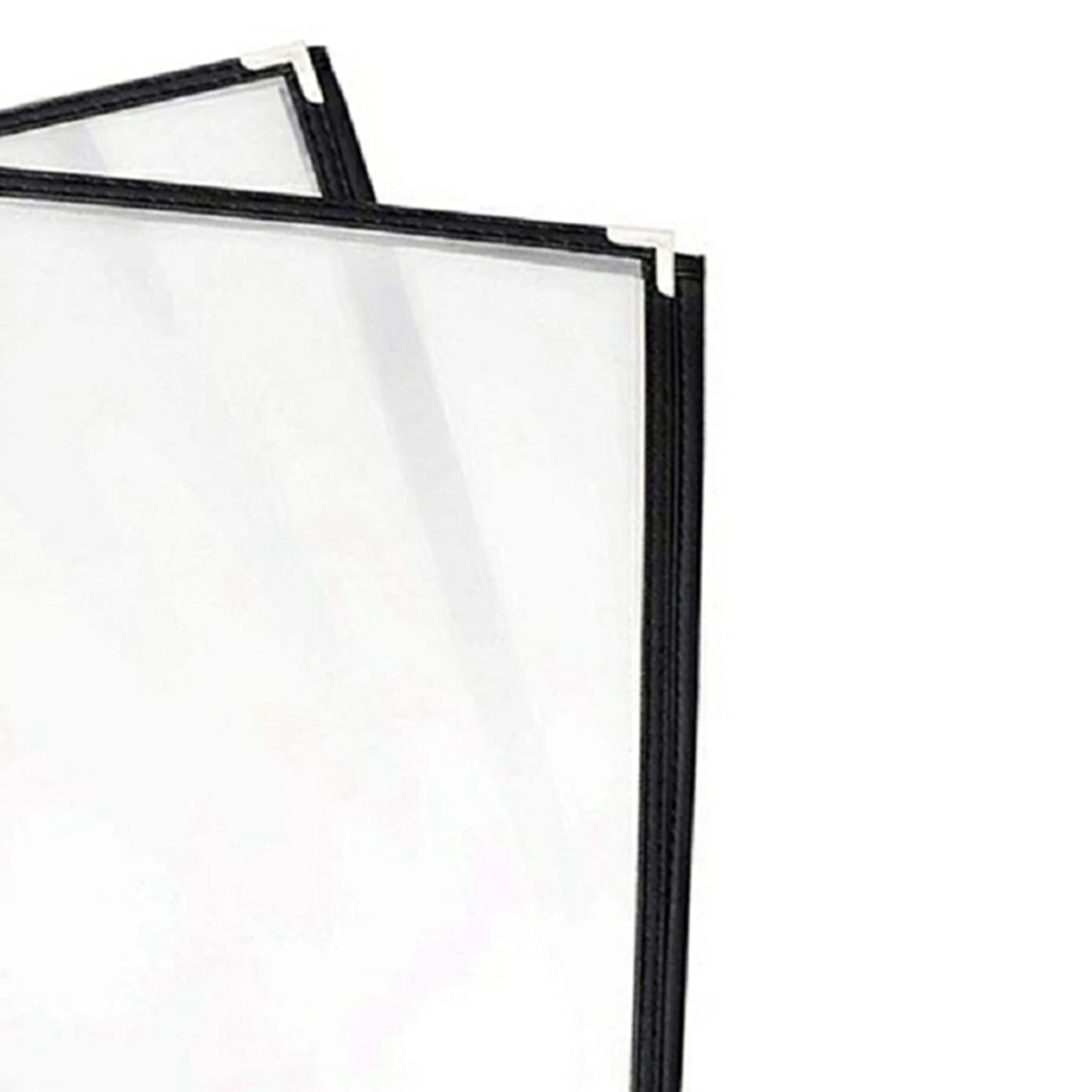 Leading-20 Pack Of Menu Covers - Single Page, 2 View, Fits 8.5 X 11 Inch Paper - Restaurant Menu Covers