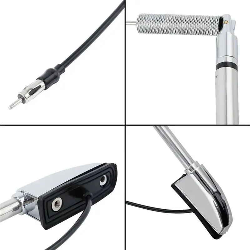 Motorcycle Antenna Base Kit Mount Assembly For Honda For GL1800 GL1500 Gold Wing 1800 01-17 Radio Audio Navigation Comfort Navi