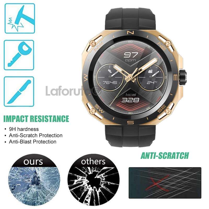 2023 Tempered Glass For Huawei Watch GT Cyber Protective Glass For huawei GT 3 SE Screen Protector Film Smartwatch Accessories