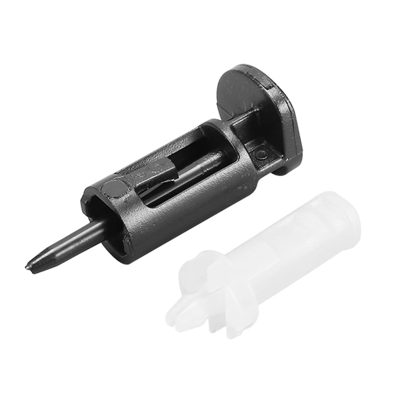 Black Plastic White, Mounting For Intel CPU Fastener Plastic Push Buckle PC Heatsink Cooler, 30 PCS