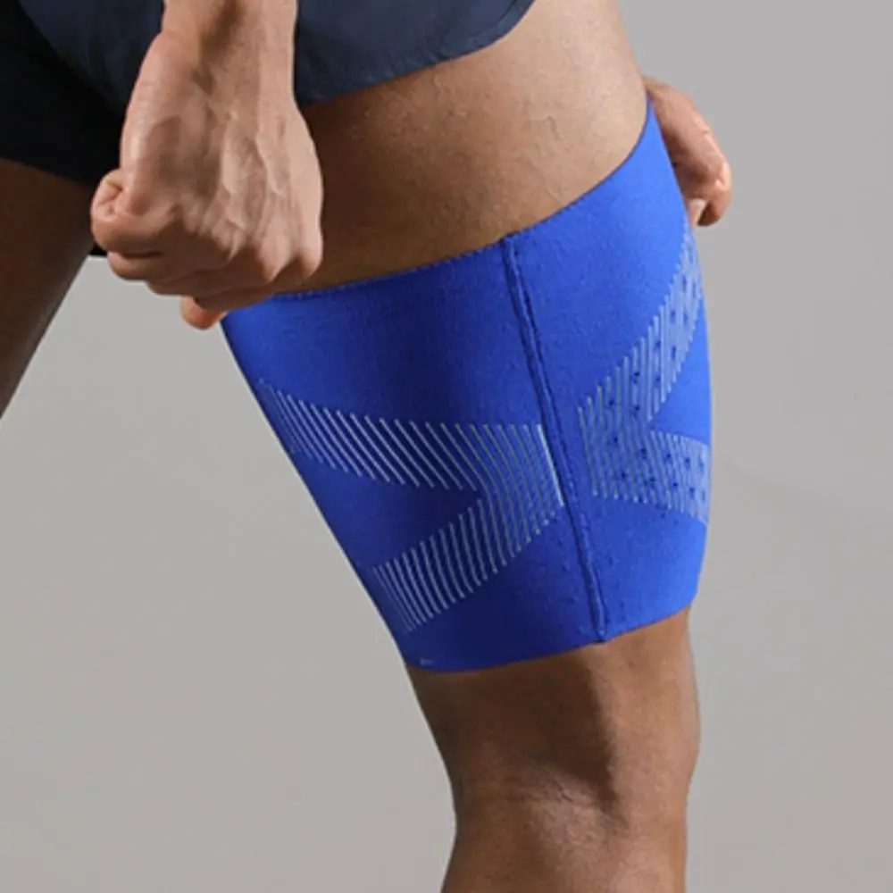 

Hamstring Support Thin & Light Leg Guards Breathable Elastic Leg Support Durable Non-slip Upper Leg Sleeves Running