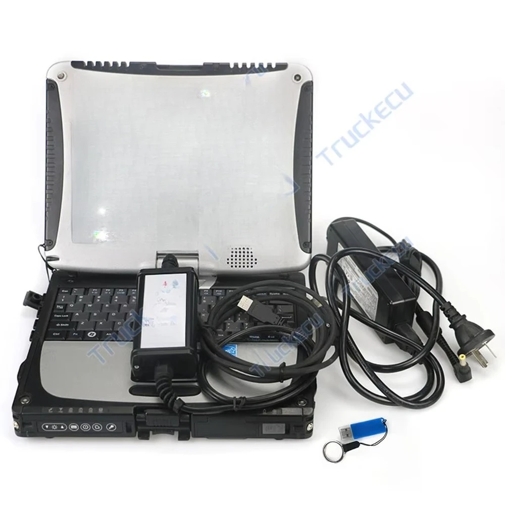 CF19 Laptop for Deutz Diagnostic Programming Tool Decom SerDia4.0 Pk Serdia2010 Key Dongle for deutz Communicator Kit