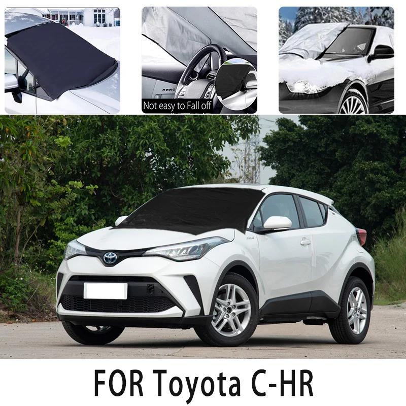 

Автомобильный снежный чехол, передняя крышка для Toyota C-HR, снегозащитный теплоизоляционный солнцезащитный козырек, антифриз, защита от ветра, автомобильные аксессуары