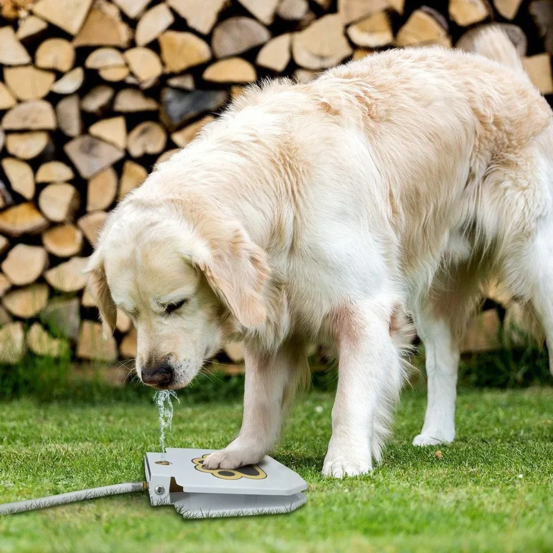 Dispensador Automático  Agua para Mascotas con Pedal, Bebero Automático para Perros y Gatos