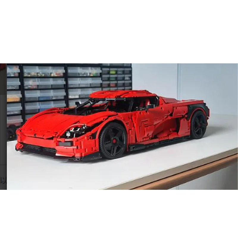 

MOC-161672 Новый CC850 Красный Классический Суперкар Сращивание Строительные Блоки Модель 3702 Строительные Блоки Детали Детские Рождественские Игрушки Подарок