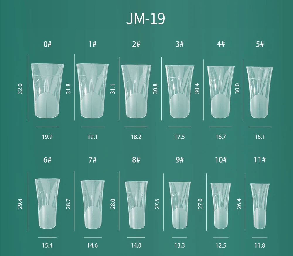 Nailpop Bunte Dual-Form-Nagelformen, 75/288/360 Stück, mehrere Formen für Gelverlängerungen, wiederverwendbar, für den professionellen und privaten Gebrauch – Detail 15