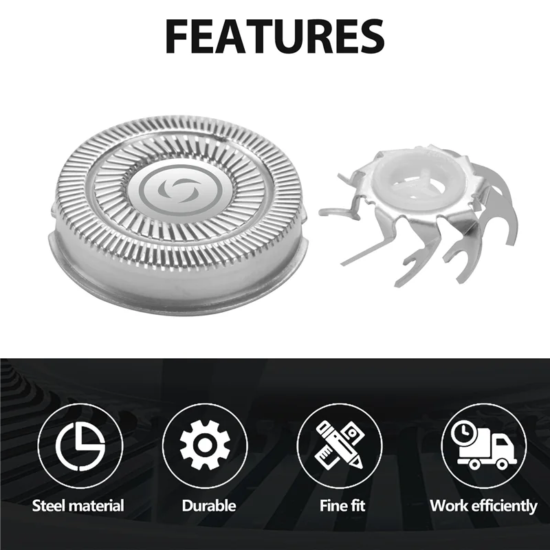 A01v-lâmina de barbear elétrica cabeça de barbear fr6 substituição para flyco lâmina de barbear cabeça fs820 fs820 fs801 fs829