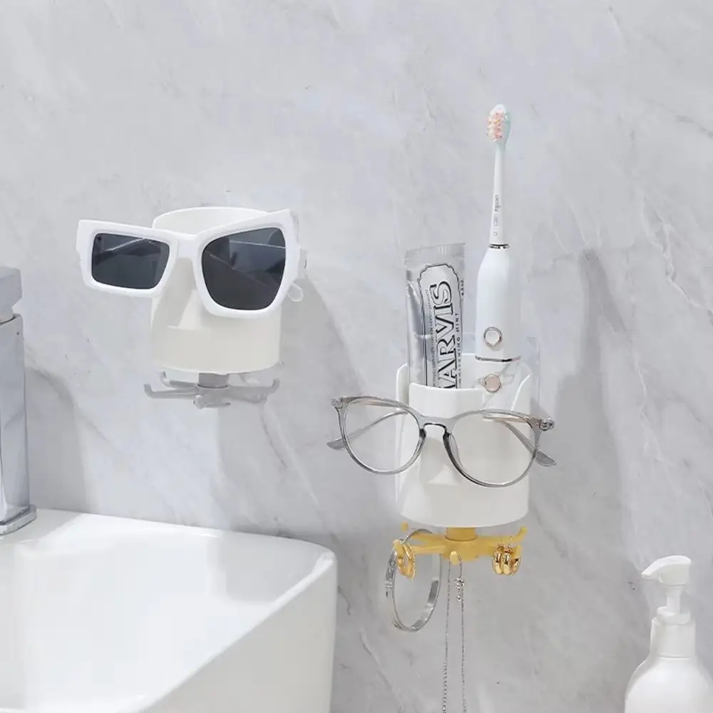 Multi-Function Wall-mounted Glasses Storage Rack Six-claw Desktop Ornament Wall Mounted Eyeglass Holder Porch Key Hook