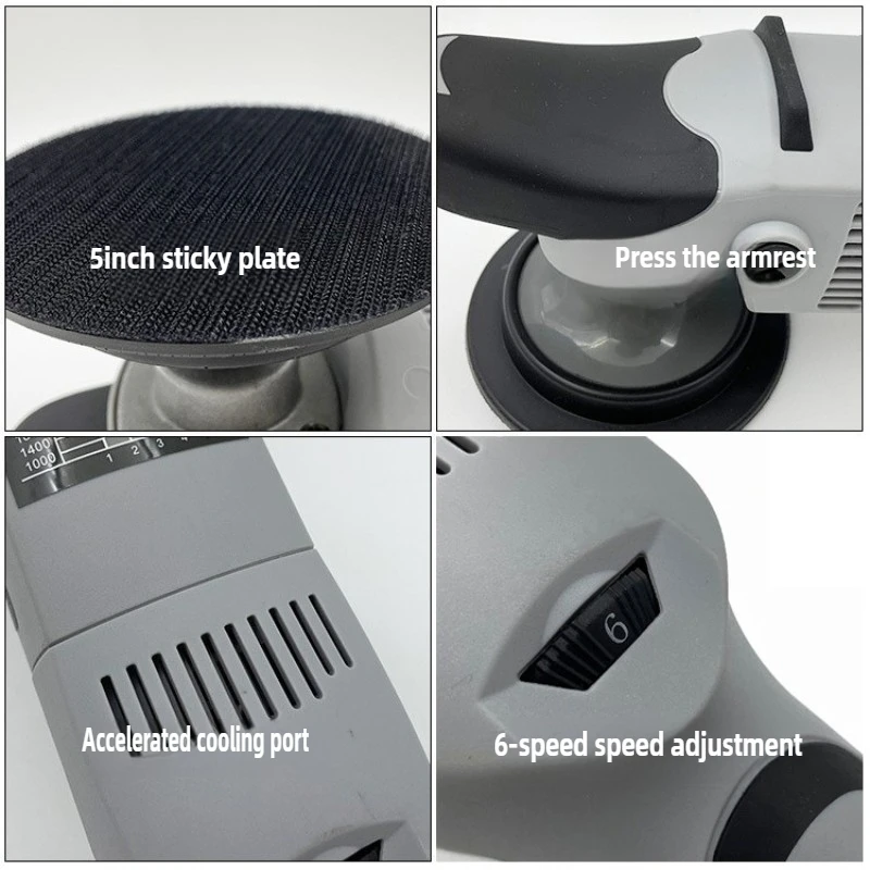 

2026 - Хит продаж: 21-мм полировальная машинка для авто с двойным действием, 6-скоростной регулировкой, профессиональная для полировки, вощения и ухода за автомобилем