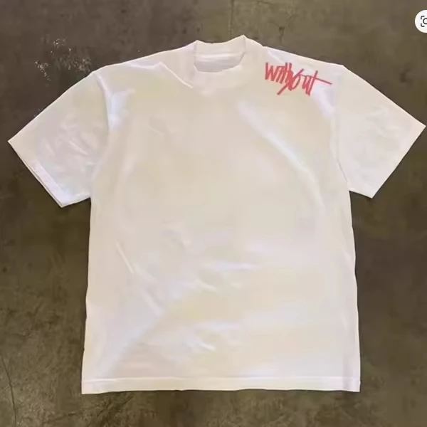 

2026Summer Fashion 100_ Cotton Non T-shirt Men's and Women's Fashion Casual Street Wear T-shirt Vintage oversized t shirt
