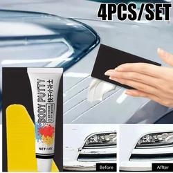 1Set Car Scratch Repairing Paste Dent Filler Putty Quick Dry Repair Filler Dents Deep Scratches Polishing Repairing Wax 10g