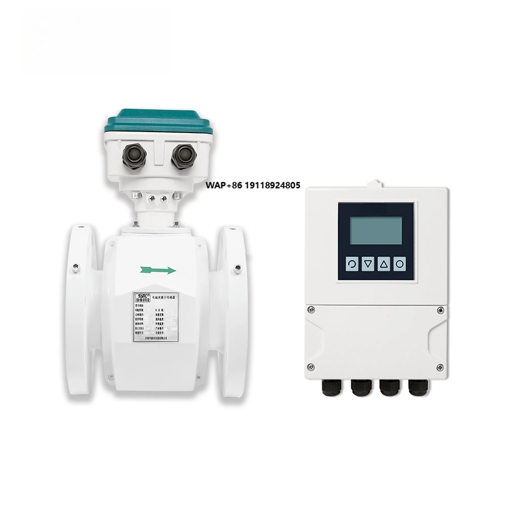 Agricultural Irrigation Digital Display Stainless Steel Electromagnetic Oil Flow Meter Dn80
