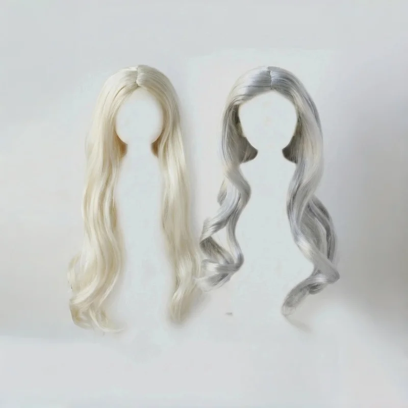 

JD028B 6-7 дюймов 7-8 дюймов 8-9 дюймов 9-10 дюймов длинный средний пробор завиток русалки синтетический мохеровый парик BJD 1/6 1/4 1/3 YOSD MSD SD аксессуары для кукол