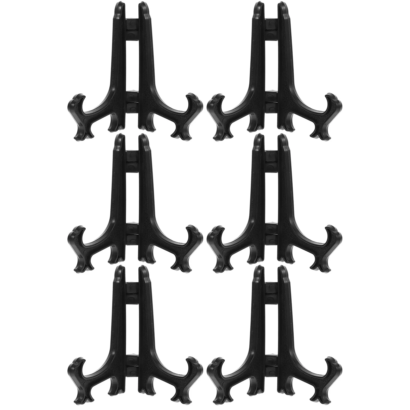 6Pcs Mini Acrylic Easel Stands for Coin Display Desktop Rack Stable Coin Holder Medal Card Collection Organizer