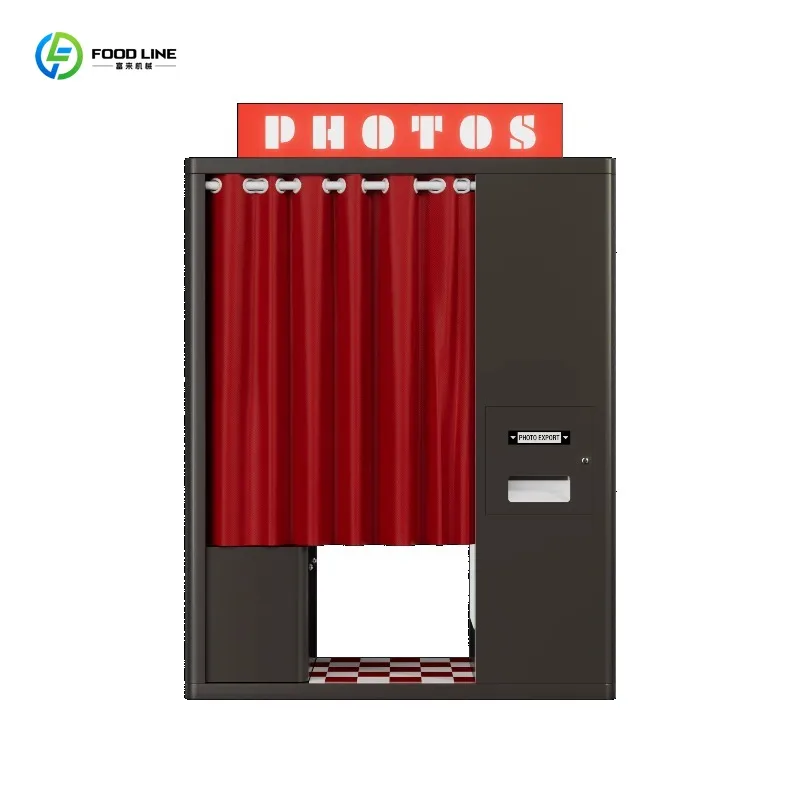 Customized Vintage Style Photo Booth Equipped With Digital SLR Camera For Party Wedding Events