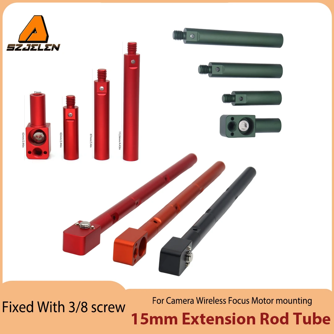 New Arriving 15mm Extension Rod Tube for Camera Wireless Follow Focus Lens Motor Shoulder Rail Mounting Elastic positioning pin