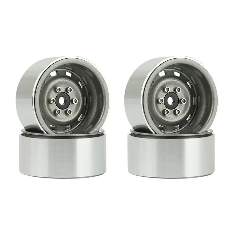 

4 шт. Rally 1.9 металлический обод ступицы колеса с бисером для 1/10 RC Crawler Axial SCX10 90046 AXI03007 Trxs TRX4 RC4WD D90