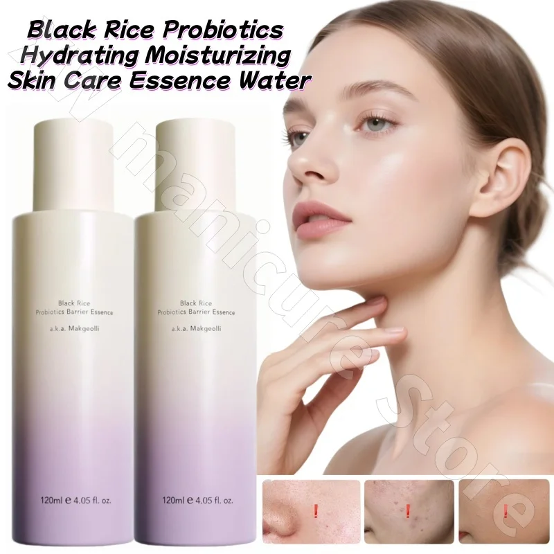 

Black Rice Probiotic Hydrating Moisturizing Skin Care Essence Water Improves Dry and Dull Skin Soothes and Brightens 120ml