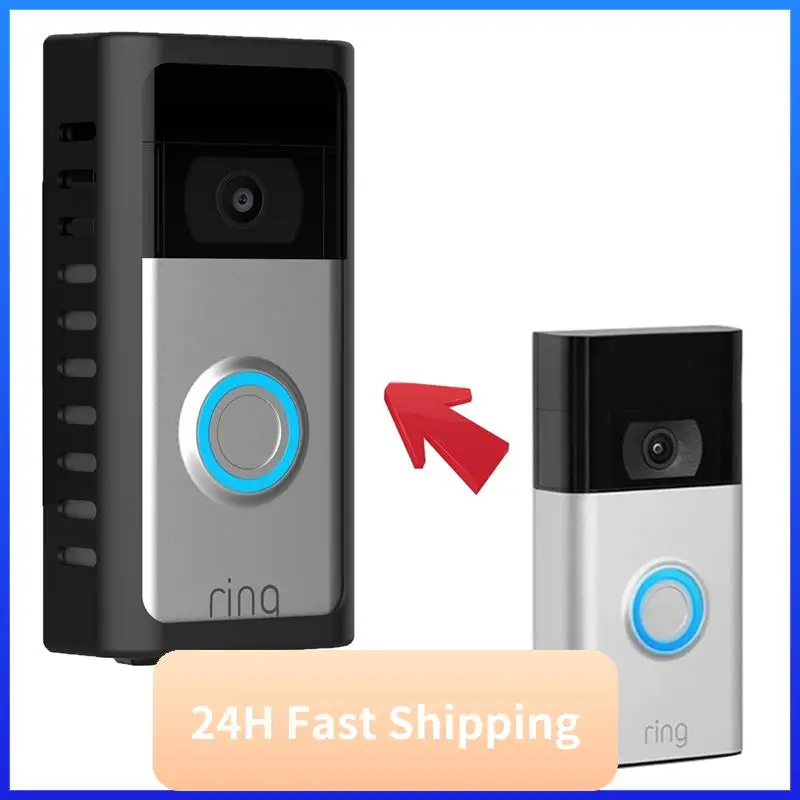 盗難防止ドアベルマウント リングビデオドアベル 1/2/3/3 Plus/4/2020 リリース/2023 シルバー用