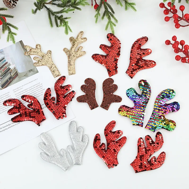 

Новые рождественские товары Аксессуары из рога Аксессуары для шляп Аксессуары из рога Повязка на голову с блестками Аксессуары из рога