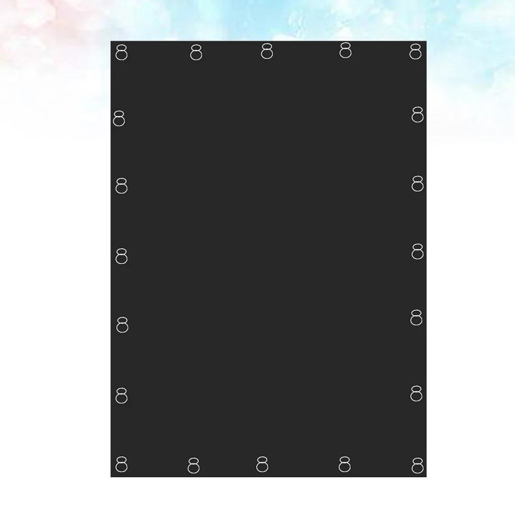 1 pz tenda parasole nera tessuto resistente allo strappo tenda per porte finestra protezione solare tende per sala privacy tende