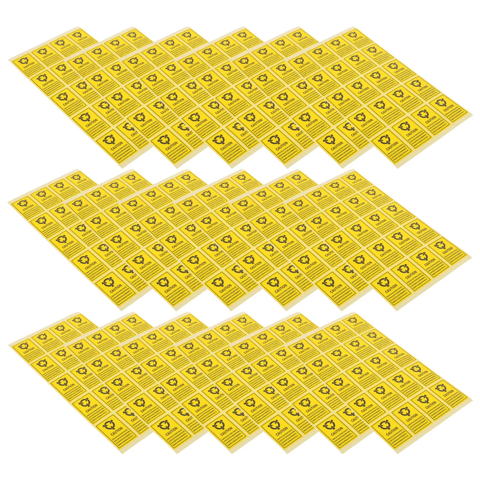 1000Pcs Anti-Static Self Adhesive Labels Clear Tamper Stickers for Electronics Packaging Warning Safety Seal for Industrial Use view 2