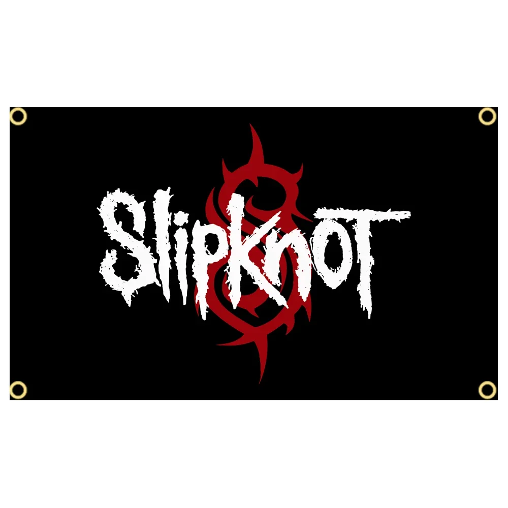 3x5 Fts Slipknots Heavy Metal Band Flag Poster Tapestry Polyester Digital Printing Banner For Garage Indoor Outdoor Decoration