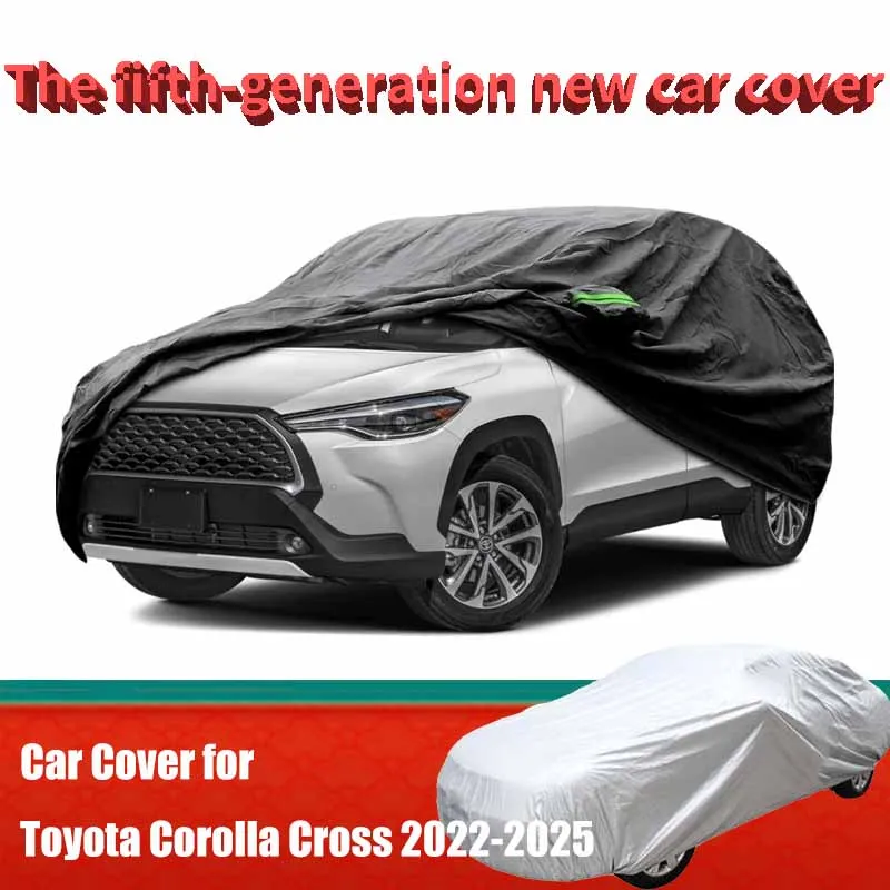 

Outdoor Car Covers Custom Fit for Toyota Corolla Cross 2022-2025 Waterproof All Weather for Automobiles Rain Snow Sun Protector