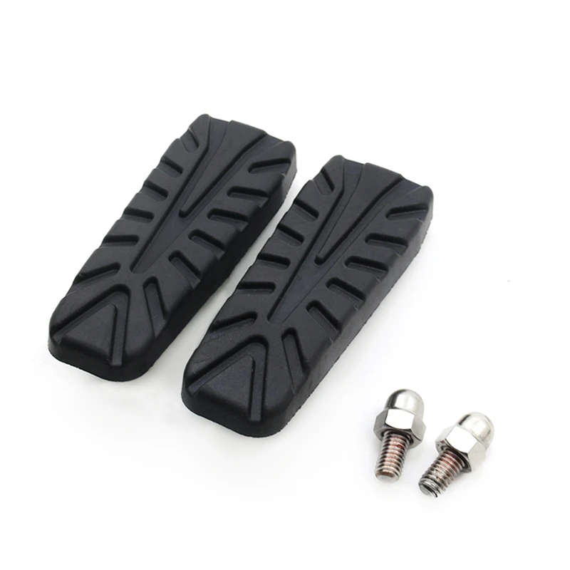 Motorcycle Front Rear Footrest Foot Peg Footpeg Plate Rubber Cover For DUKE 250/390 RC390 2019-2024 DUKE 390