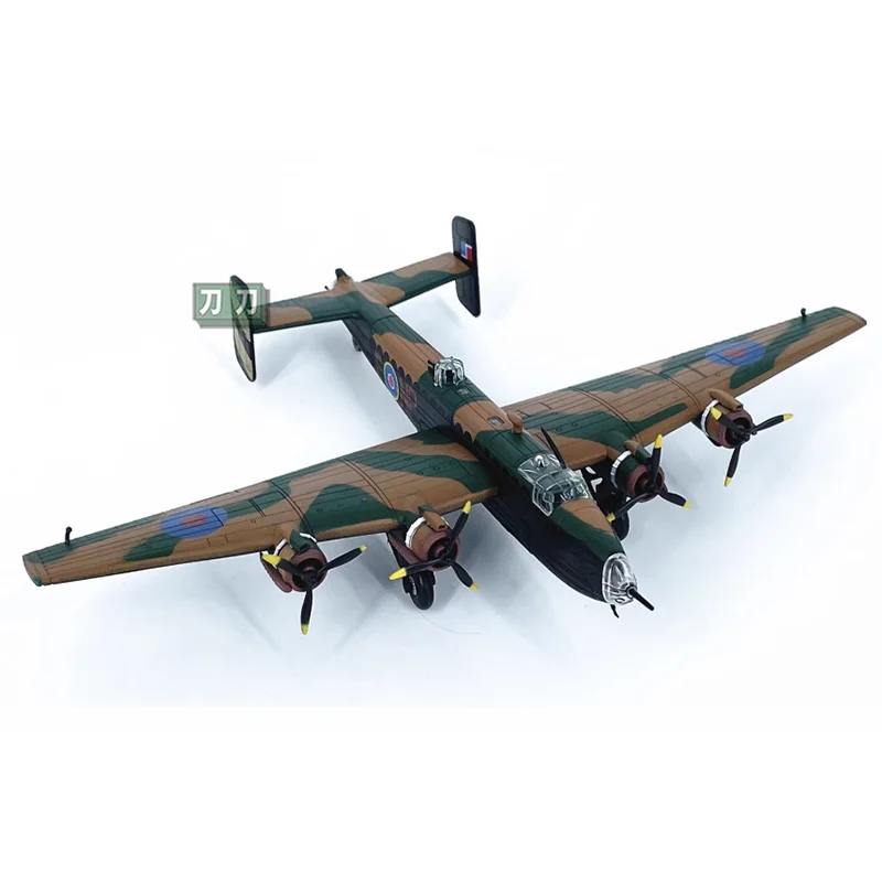 Pressofuso In Scala 1/144 Britannico Halifax Bomber Modello In Lega Modello di Caccia Finitura PIANES Collezione Decorazione Display Regalo Per Bambini