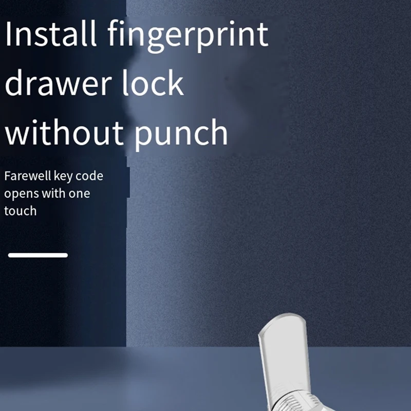 AB09-Fingerprint Drawer Lock Furniture Cabinet Lock For Mailbox Nightstand Home