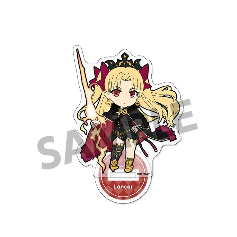 Game Fate Grand Order FGO Stay Night Zero Saber Gilgamesh Archer Lancer Chibi Anime Acrylic Stand Keychain Desktop Ornament Gift