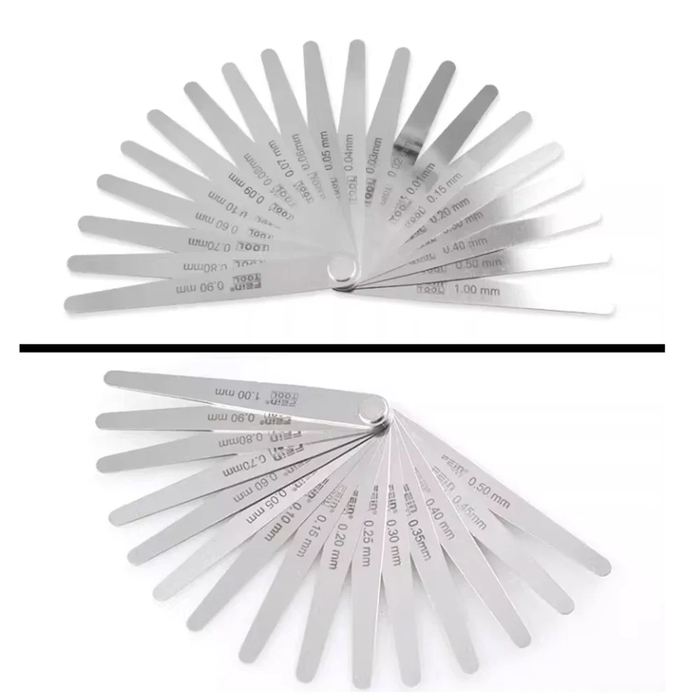 1Pcs Lenght 100 Feeler Gauge Metric Size 0.005-5mm Thickness Gap-Metric Filler-Feeler Gauges For Measurements Tool For Probe Gap