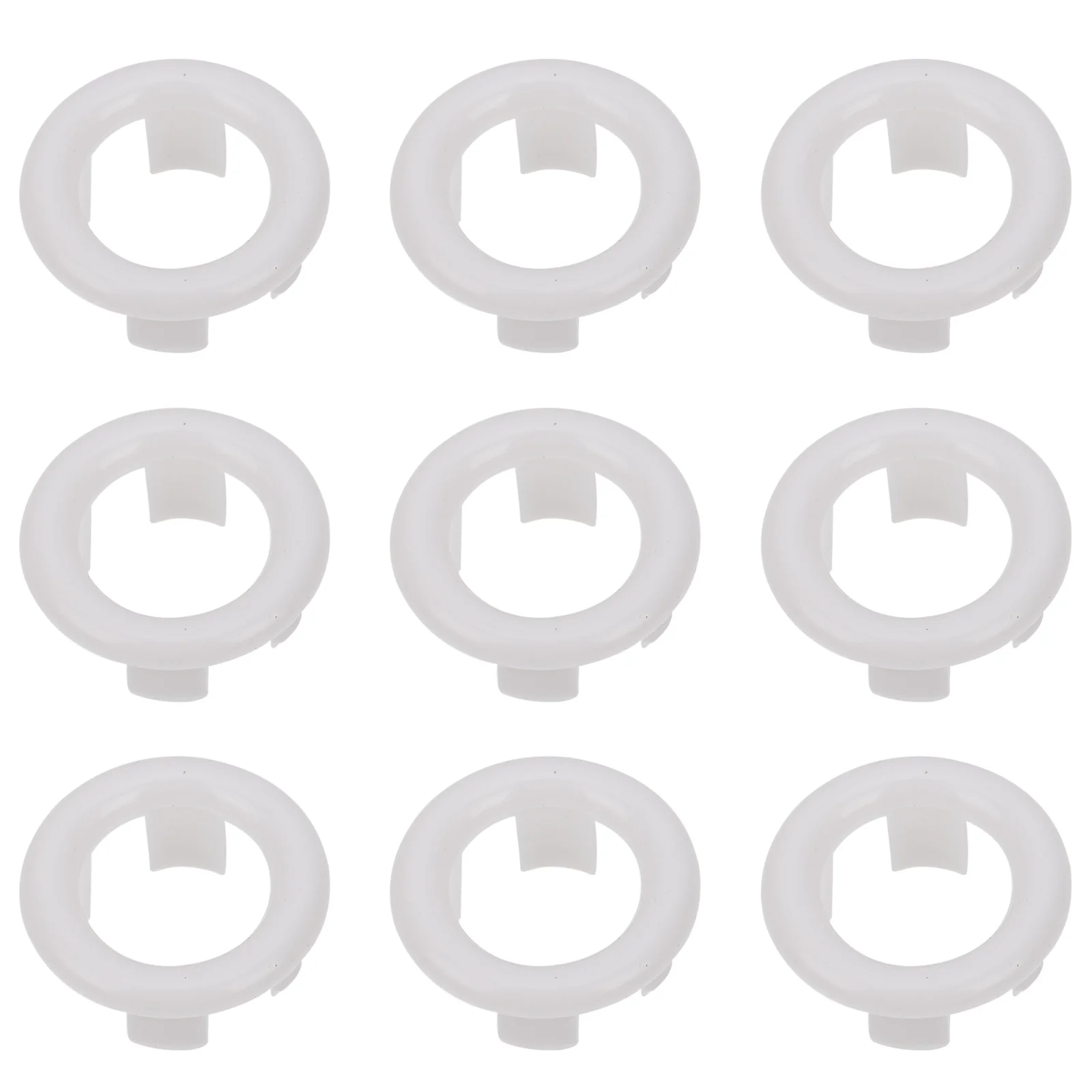

60pcs Wash Basin Overflow Hole Drain up Sink Stopper Trap Handrinse Hollow Bathroom Sink Accessories Plastic
