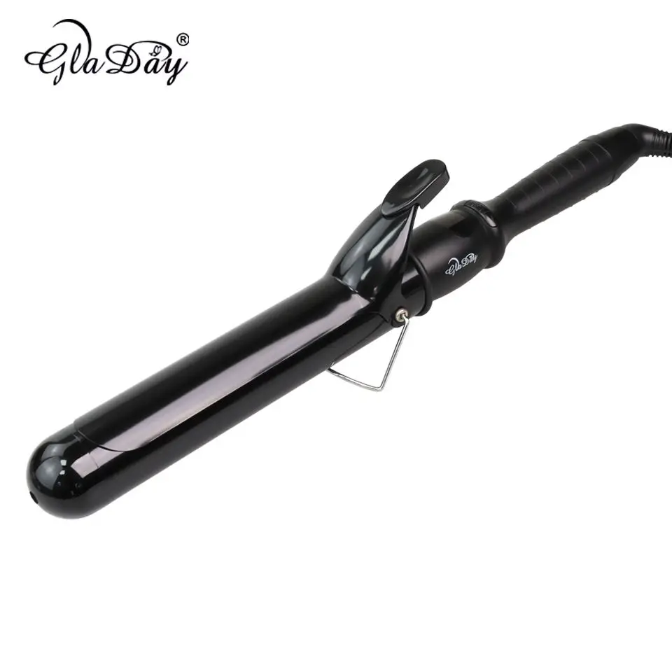 

Профессиональный нагреватель PTC типа 9 мм, щипцы для завивки керамического ствола с ЖК-дисплеем