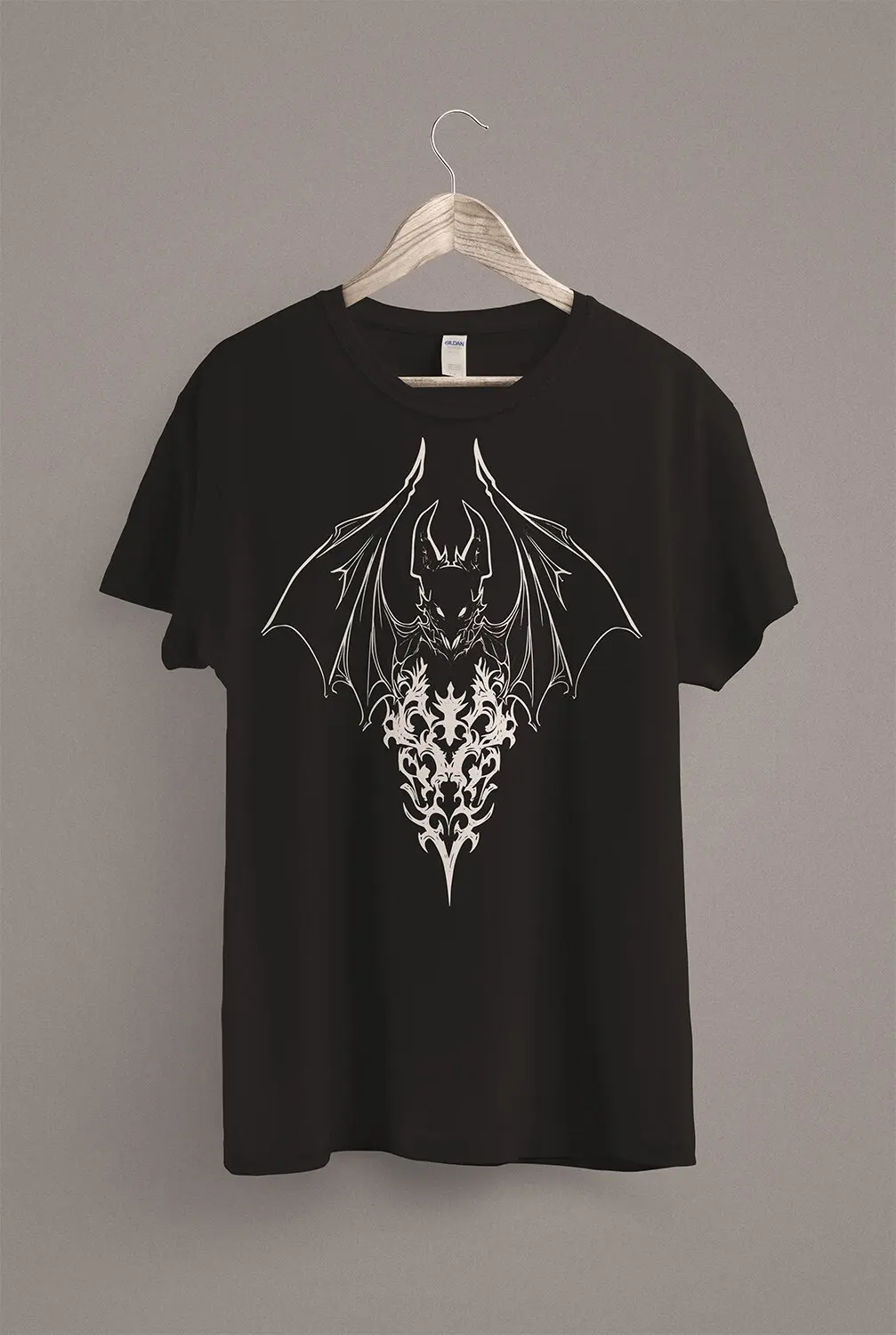 Vampire Goth Bat T Shirt Black Metal Pastel Aesthetic Clothes Soft Cottagecore Goblincore Dark Academia