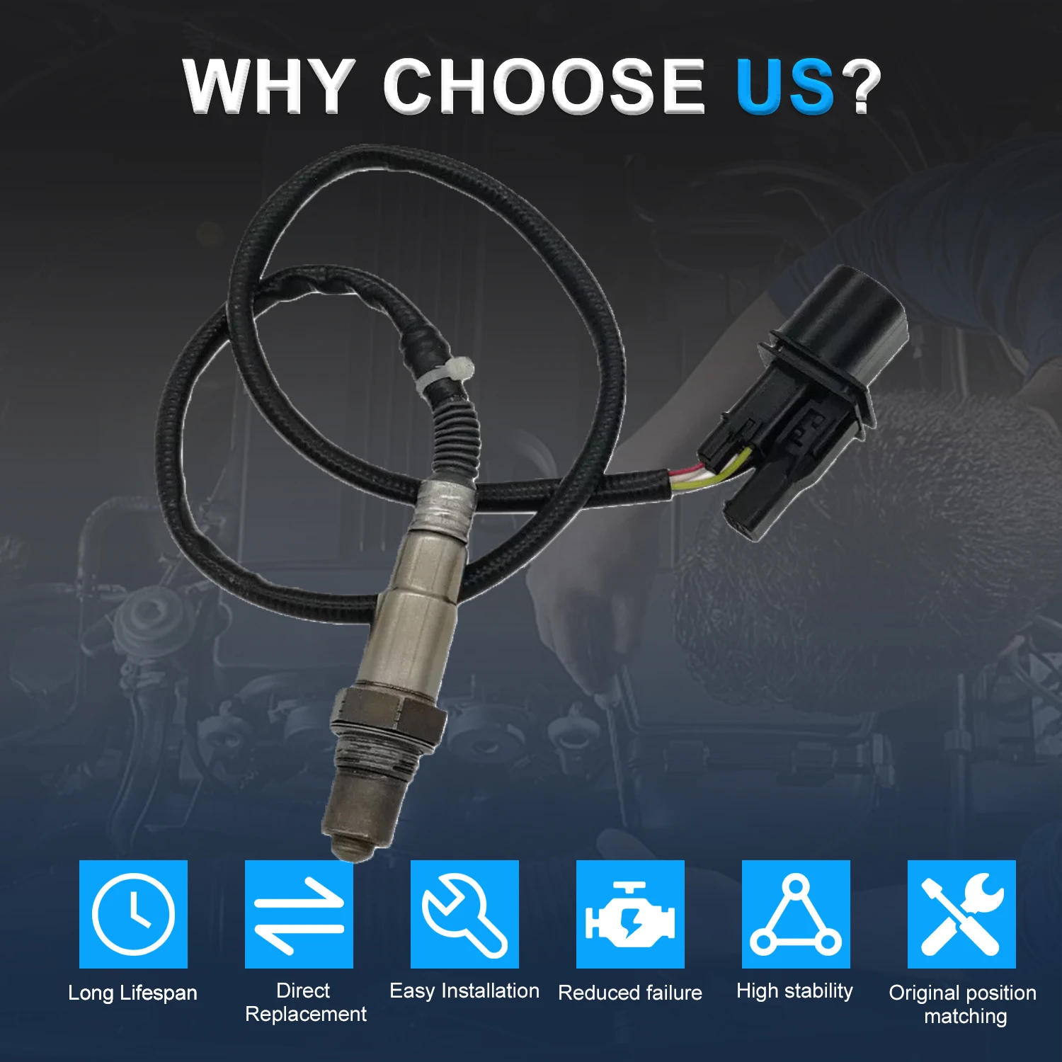 0258007200   Neuer O2-Sauerstoffsensor für CHEVROLET OMEGA HOLDEN CALAIS CAPRICE COMMODORE STATESMAN 3.6 2004-2007 12575904   12 575 904