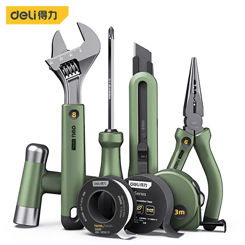 Carbon Steel Hand Tool Set High Quality Pliers Hammer Combinatorial Sets Multifunction Electrician Portable Repair Tools Kits