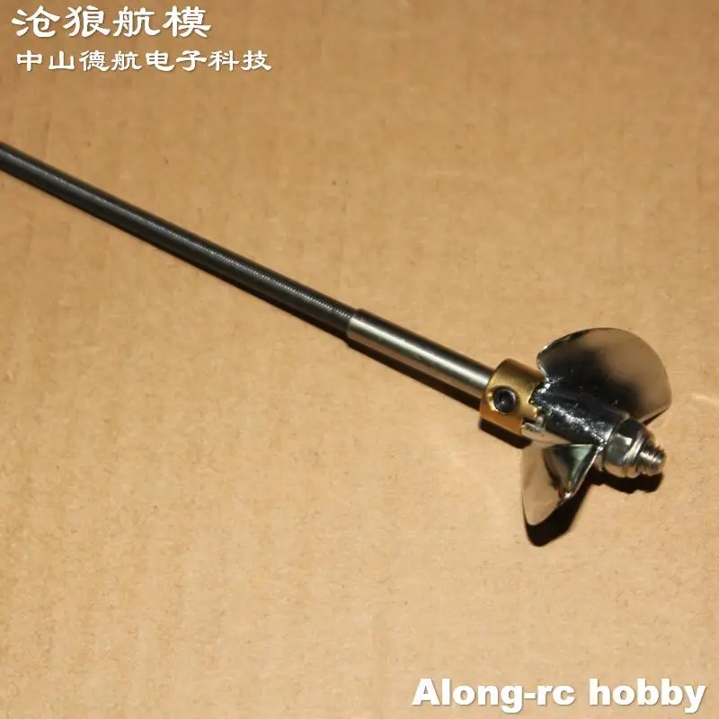 RC Model Boats Spare Part--4*400mm Shaft with 40mm Metal Propeller for Volantexrc ATOMIC SR85 79803 V798-3 RC Remote Boat