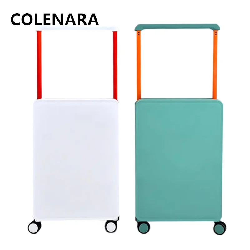 

COLENARA 20Inch Cabin Luggage PC Rugged Boarding Case Smooth Light Sound Universal Wheel Travel Trolley Bag 24" Rolling Suitcase