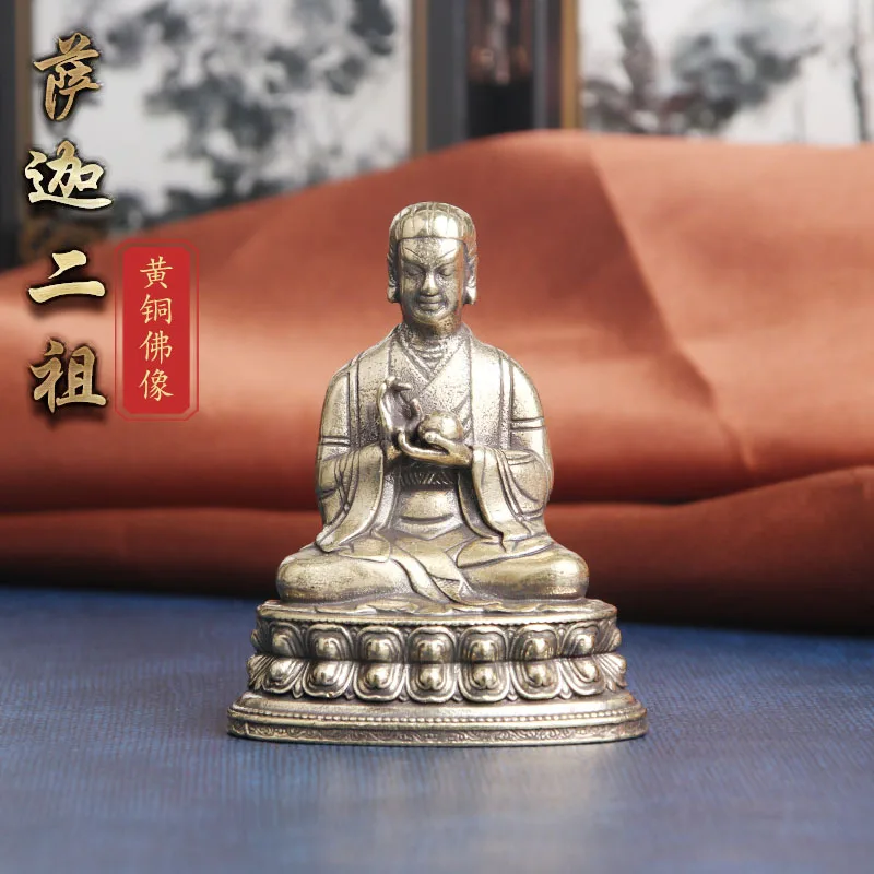 Wholesale Pocket Buddha statue Tibet temple Buddha Sakya 5 buddhas statue  protective talisman Bless health safety good luck