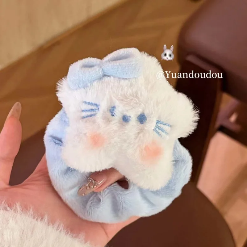 アニメ   ハローキティ   かわいい   ぬいぐるみヘアロープ   女の子   ヘアクリップ   ポータブル   高品質   スターキティヘッドバンド   ヘアアクセサリー   贈り物