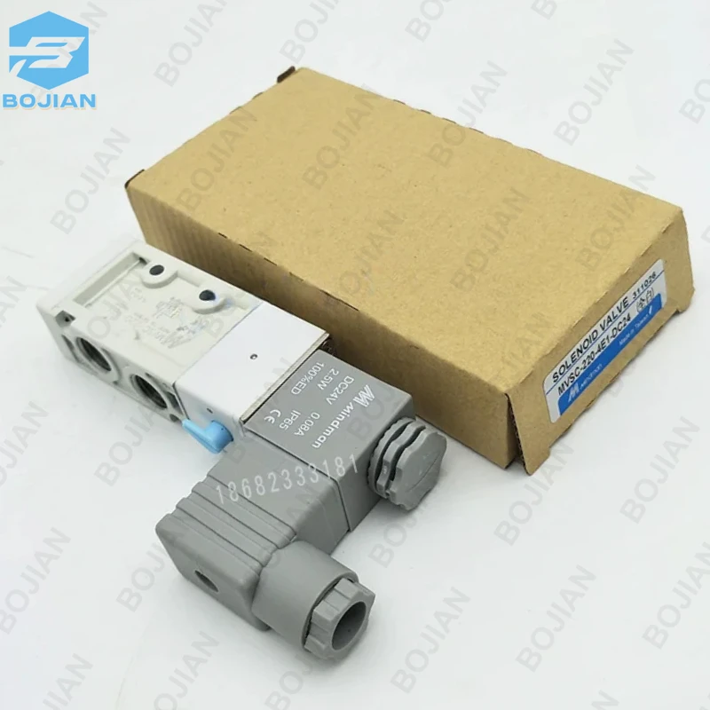 NEW Mindman Two Position Five Way Solenoid Valve MVSD MVSC-220/260/300/460-4E1 4E2 DC24V MVSC-220-4E1-AC220V