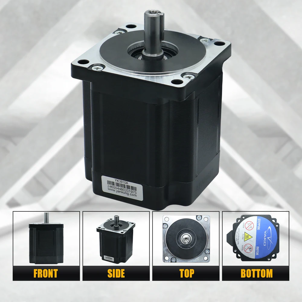 HLTNC  YAKO Three-phase 86 Nema34 4NM 5.8a 12 mm Axle Diameter  Stepper Motor Original Genuine  for Cnc Router