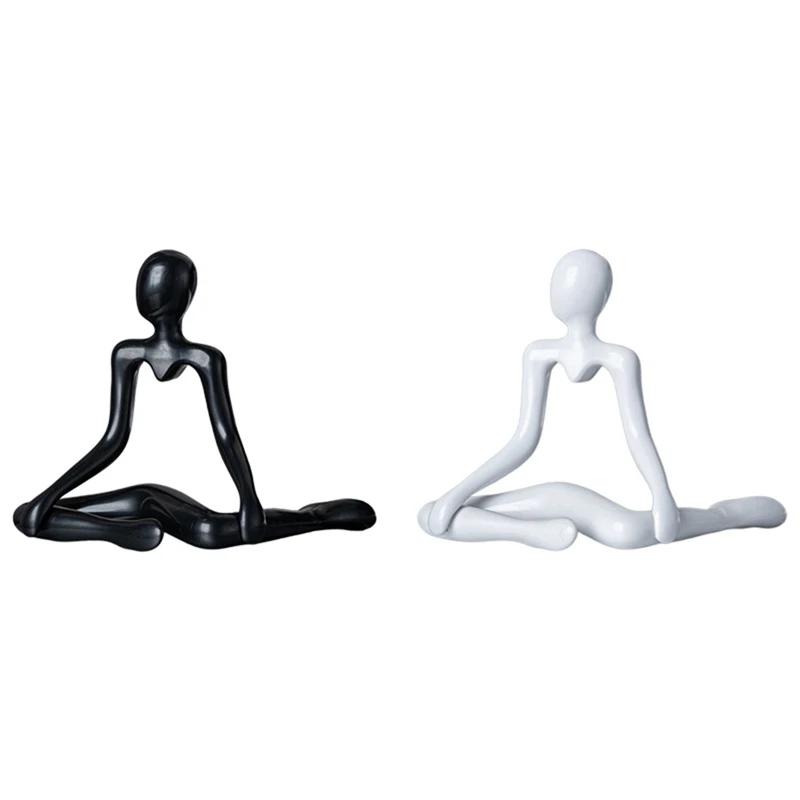 Nordic Abstract Statue Abstract Figure Sculpture Small Ornaments Mini Modern Art Desktop Decor