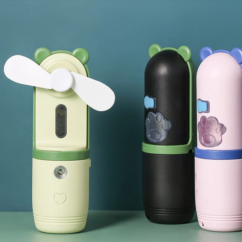 Spray Small Fan Dormitory Mini Usb Charging Fan Portable Carry-on Office Desktop Handheld Water Replenishment Instrument
