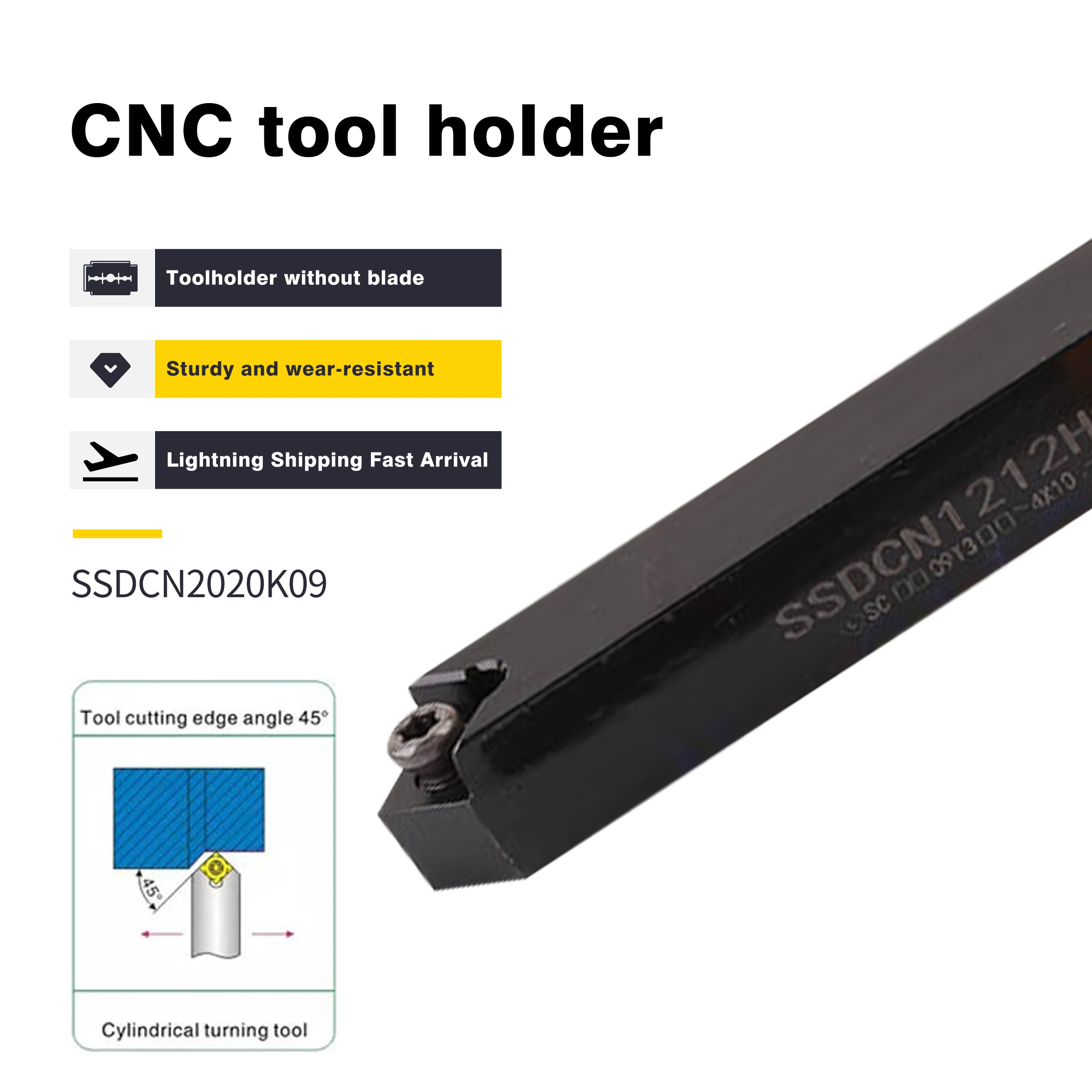 

SSDCN1212H09 SSDCN1616H09 12 мм 16 мм 20 мм держатель внешнего токарного инструмента SSDCN2020K09 SSDCN2525M09 Режущий инструмент для токарного станка с ЧПУ, для SCMT
