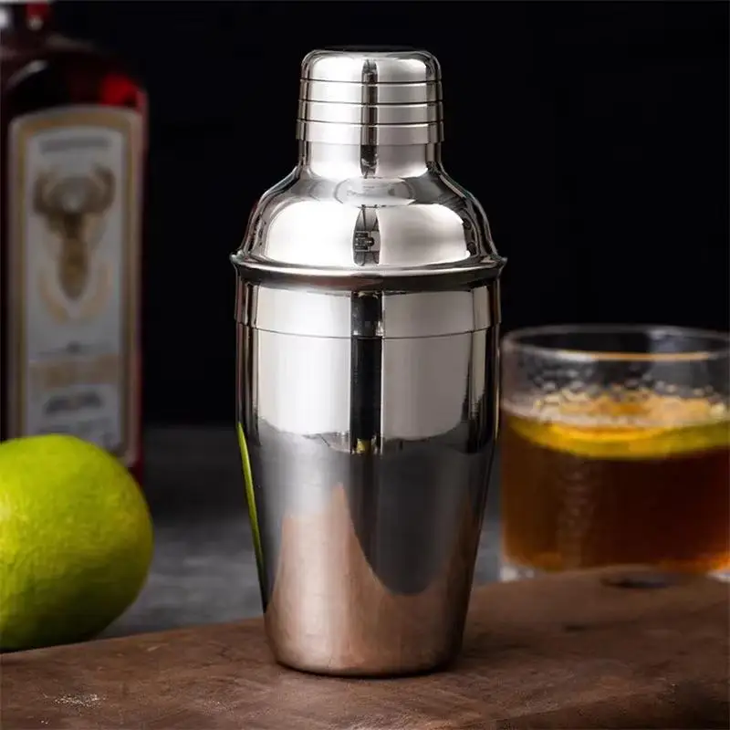 1Pcs Wine Martini Shaker Stainless Steel Cocktail Shaker For Bartender Drink Party Bar Tools 250ML/350ML/550ML/750ML